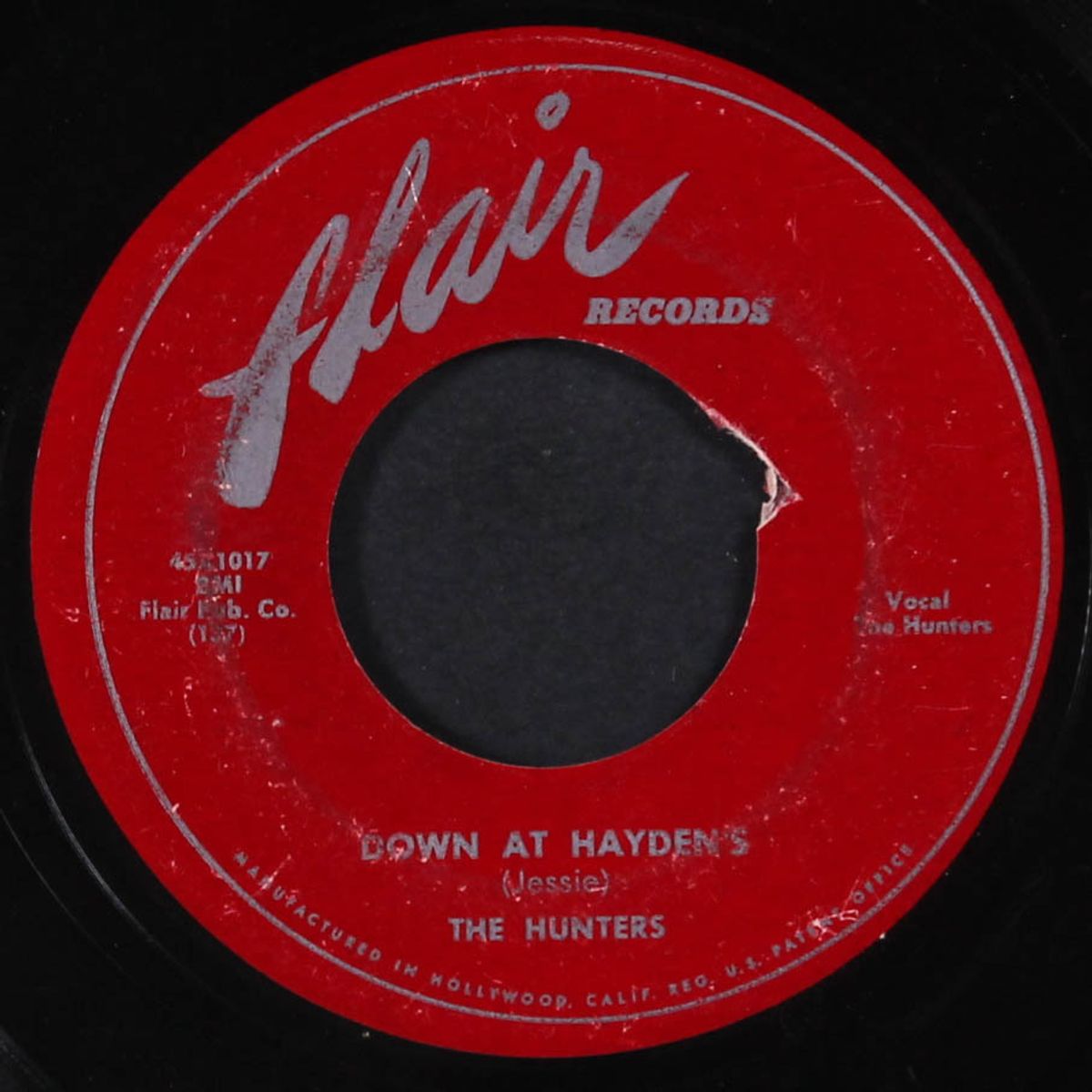 down at hayden's / rabbit on a log by HUNTERS
