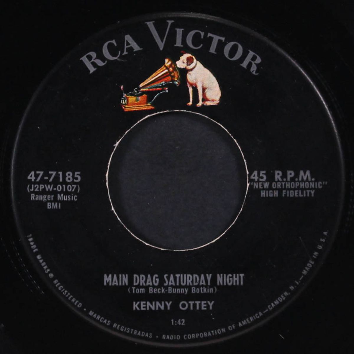main drag saturday night / sick, sick, sick by KENNY OTTEY