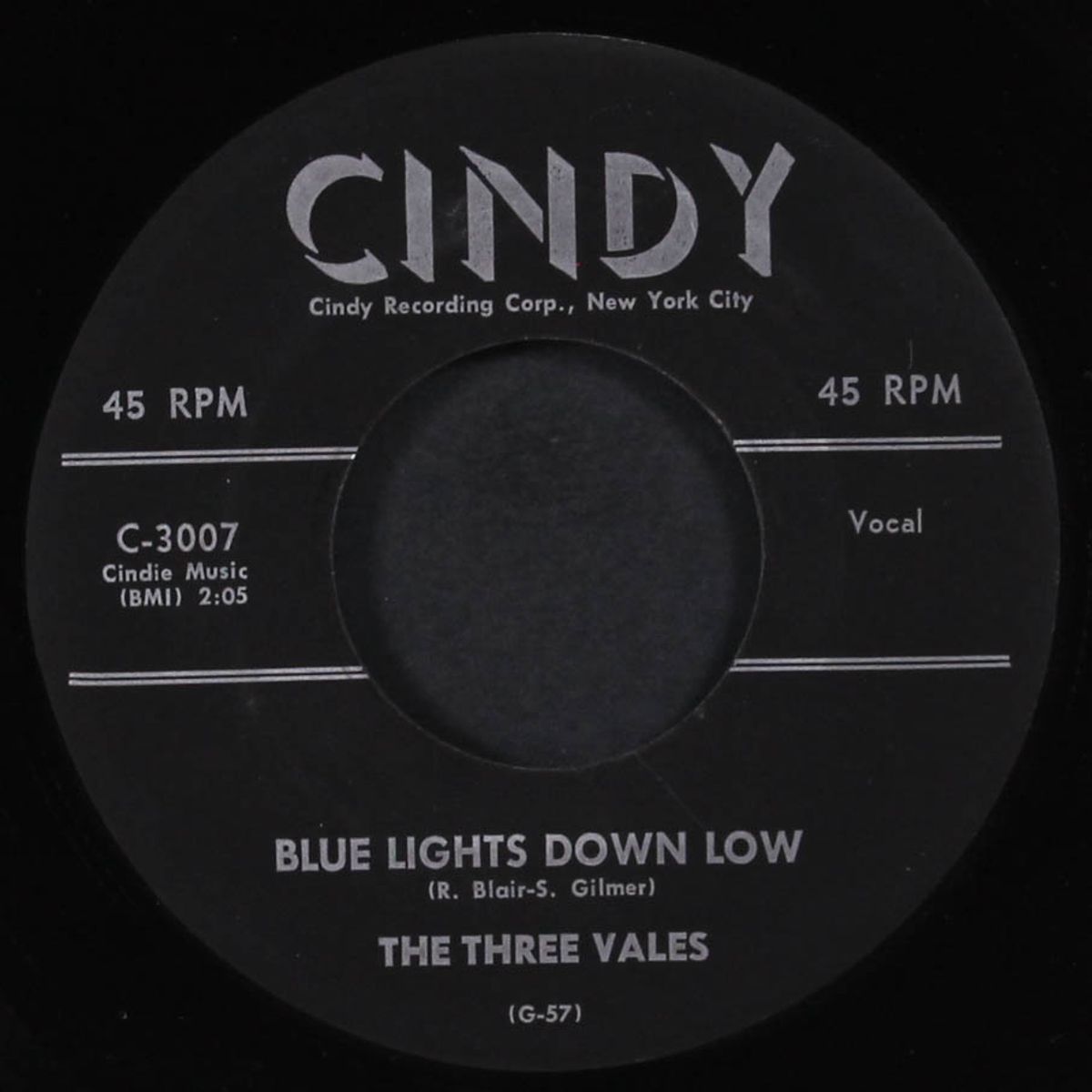 blue lights down low / aye abye aye by THREE VALES