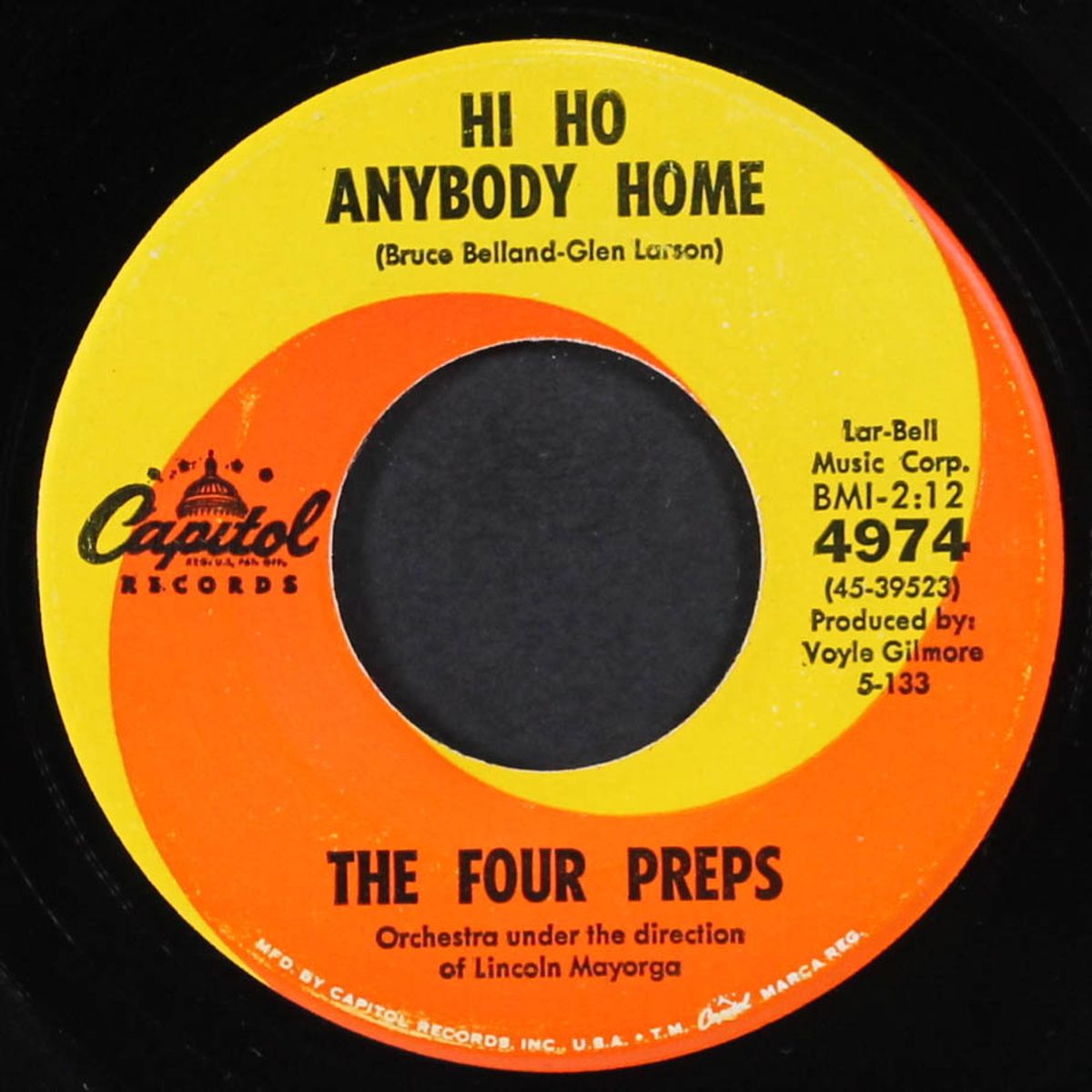hi ho anybody home / charmaine by FOUR PREPS