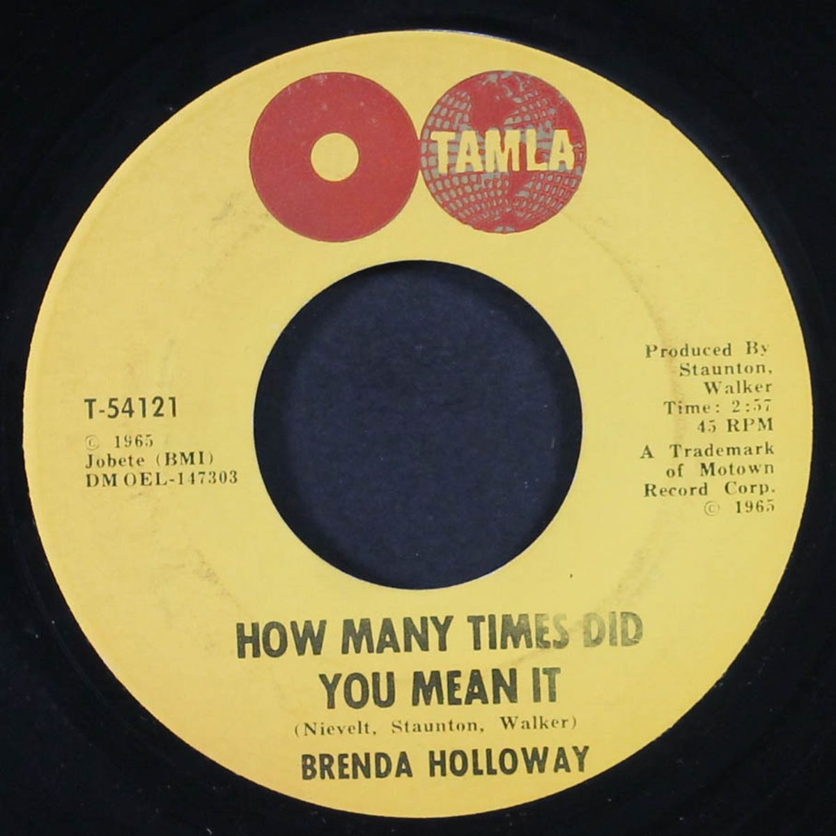 you can cry on my shoulder / how many times did you mean it by BRENDA HOLLOWAY