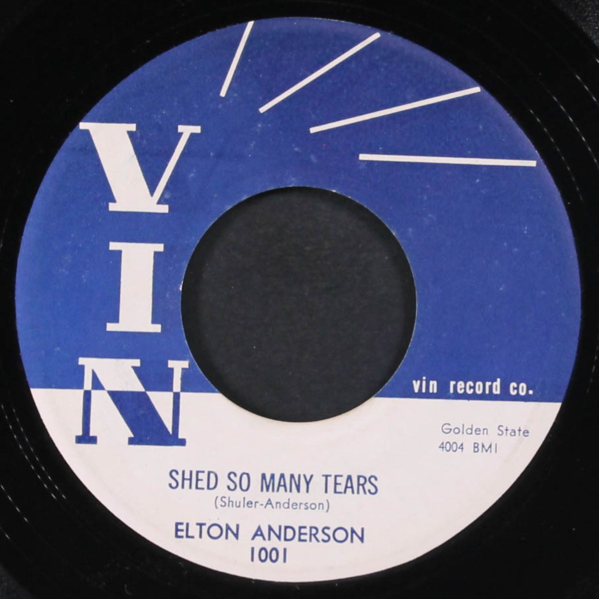roll on train / shed so many tears by ELTON ANDERSON