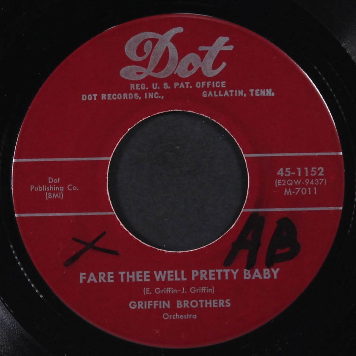 griffs mambo / fare thee well pretty baby by GRIFFIN BROTHERS