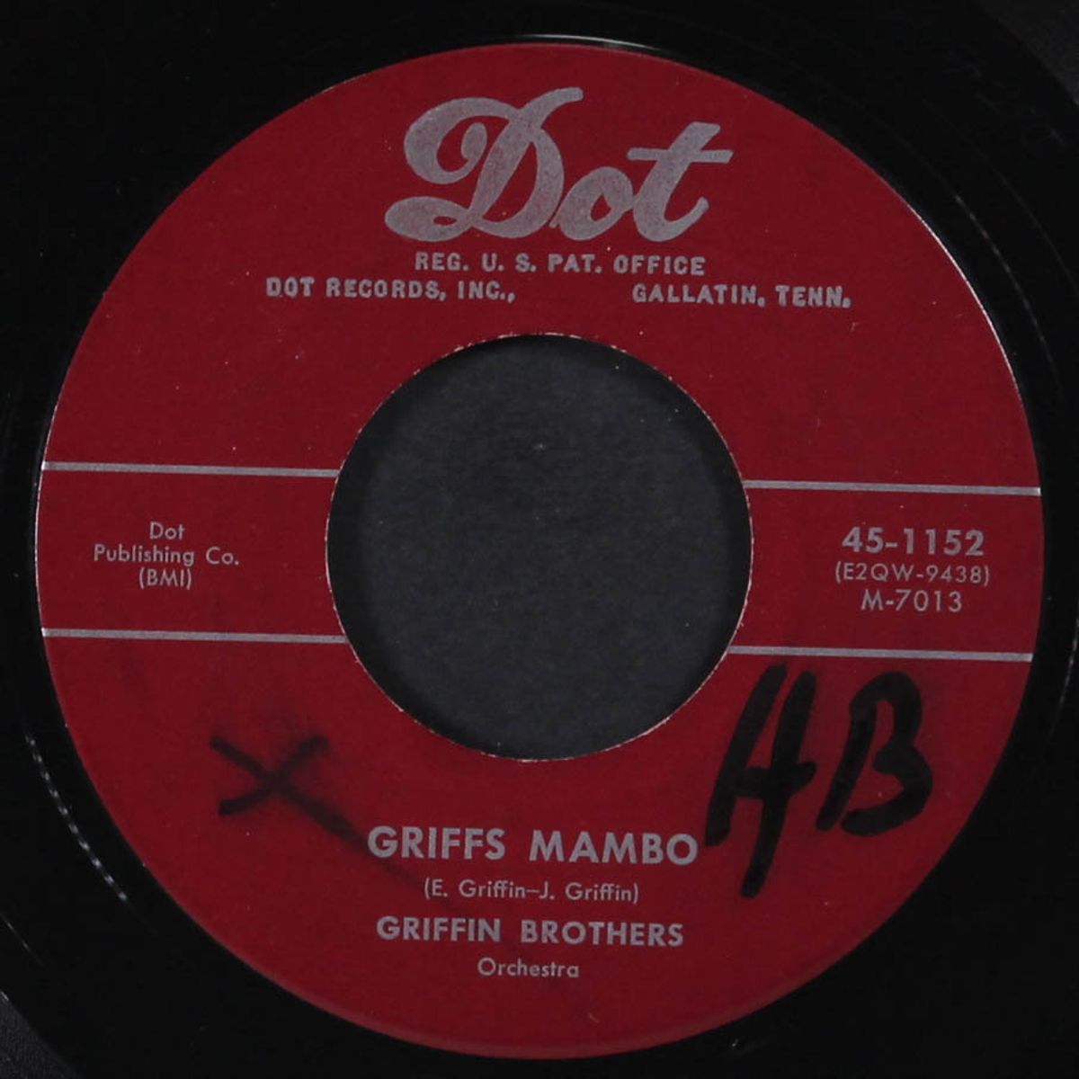 griffs mambo / fare thee well pretty baby by GRIFFIN BROTHERS