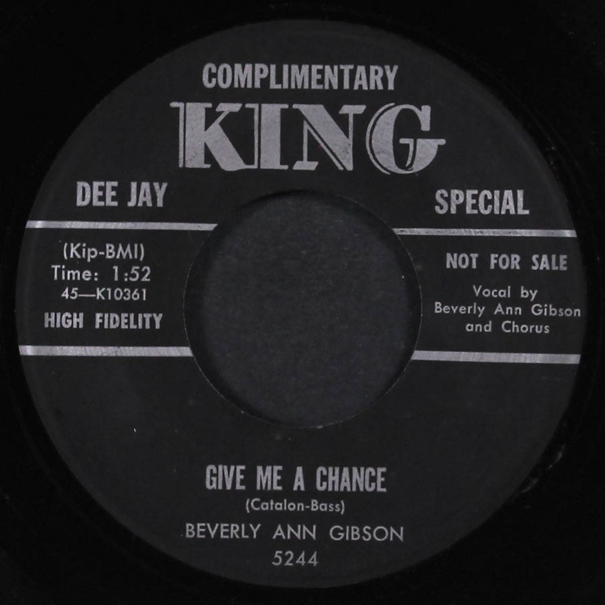 call on me / give me a chance by BEVERLY ANN GIBSON