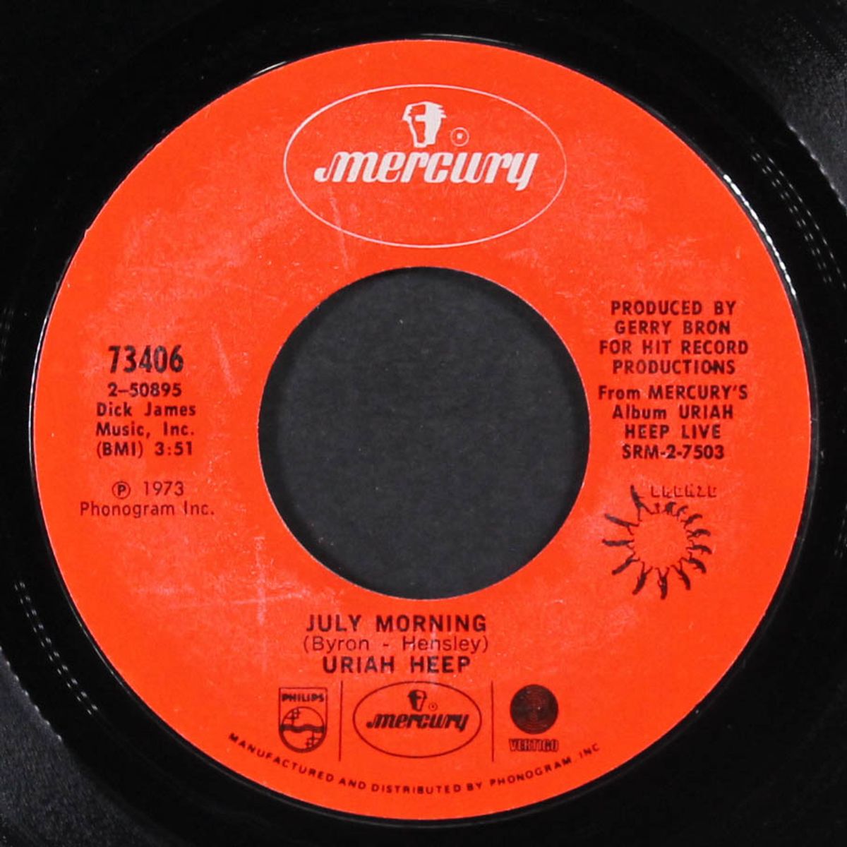 july morning / tears in my eyes by URIAH HEEP