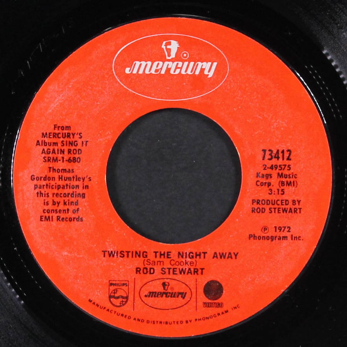 twisting the night away / +2 by ROD STEWART