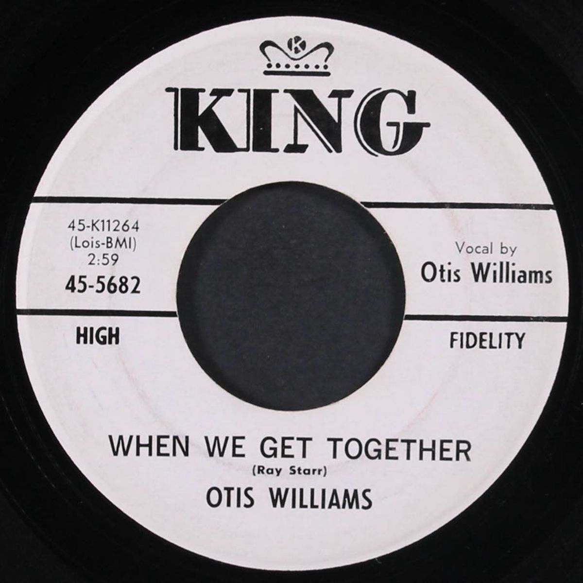 when we get together / only young once by OTIS WILLIAMS