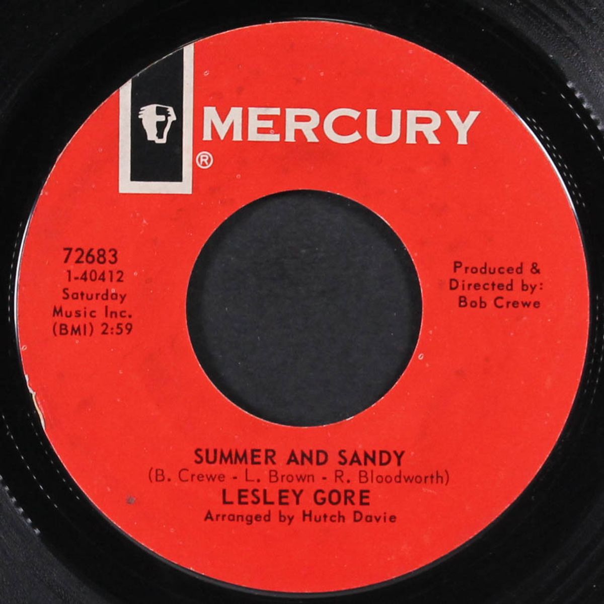 summer and sandy / i'm fallin' down by LESLEY GORE