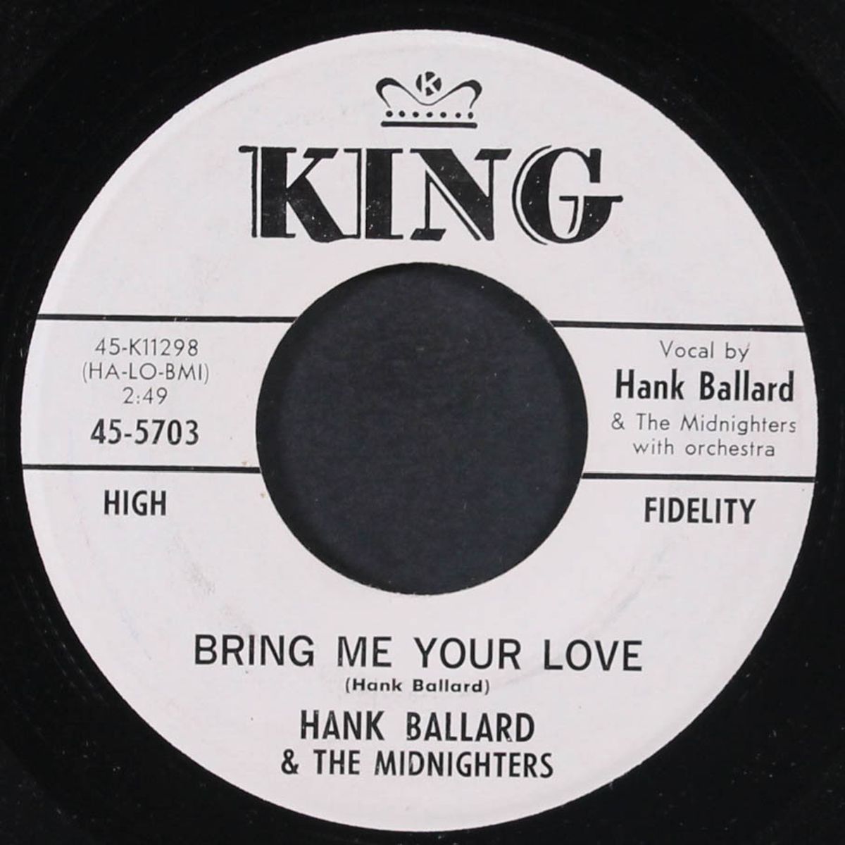 bring me your love / she's the one by HANK BALLARD & MIDNIGHTERS