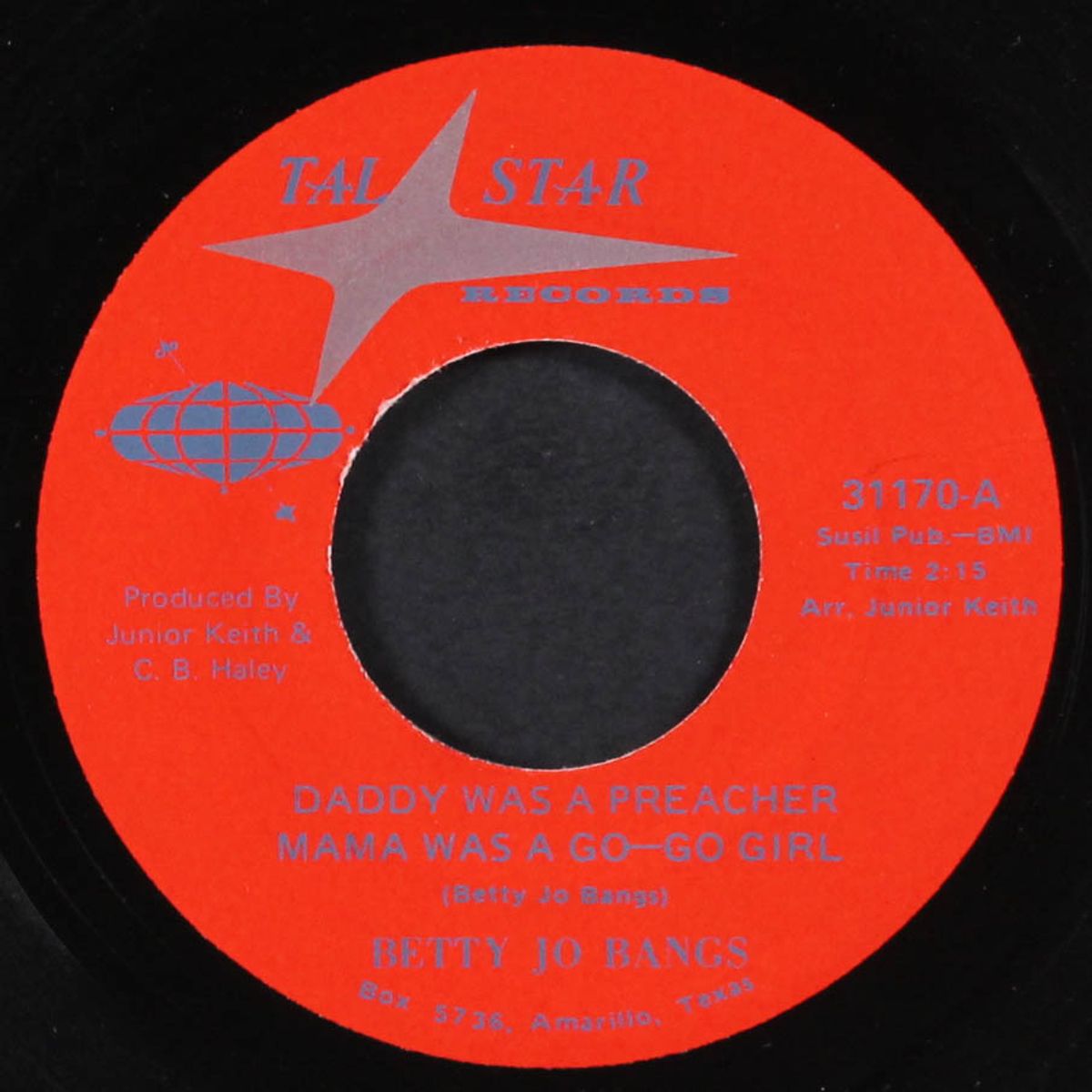 daddy was a preacher mama was a go-go girl by BETTY JO BANGS