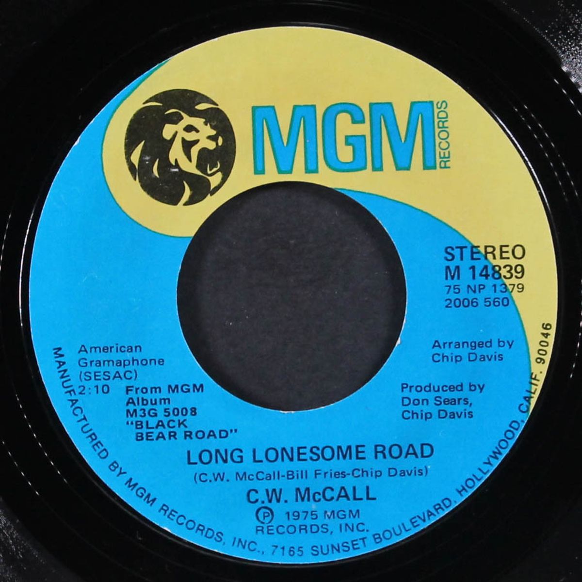 convoy / long lonesome road by C.W. MCCALL