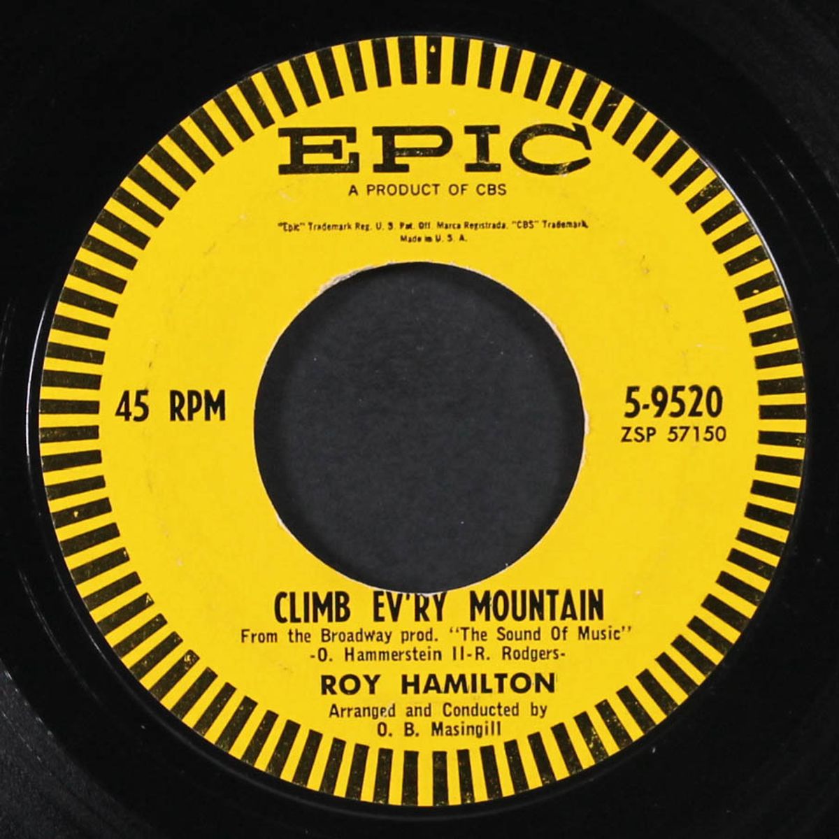 i'll come running back to you / climb ev'ry mountain by ROY HAMILTON