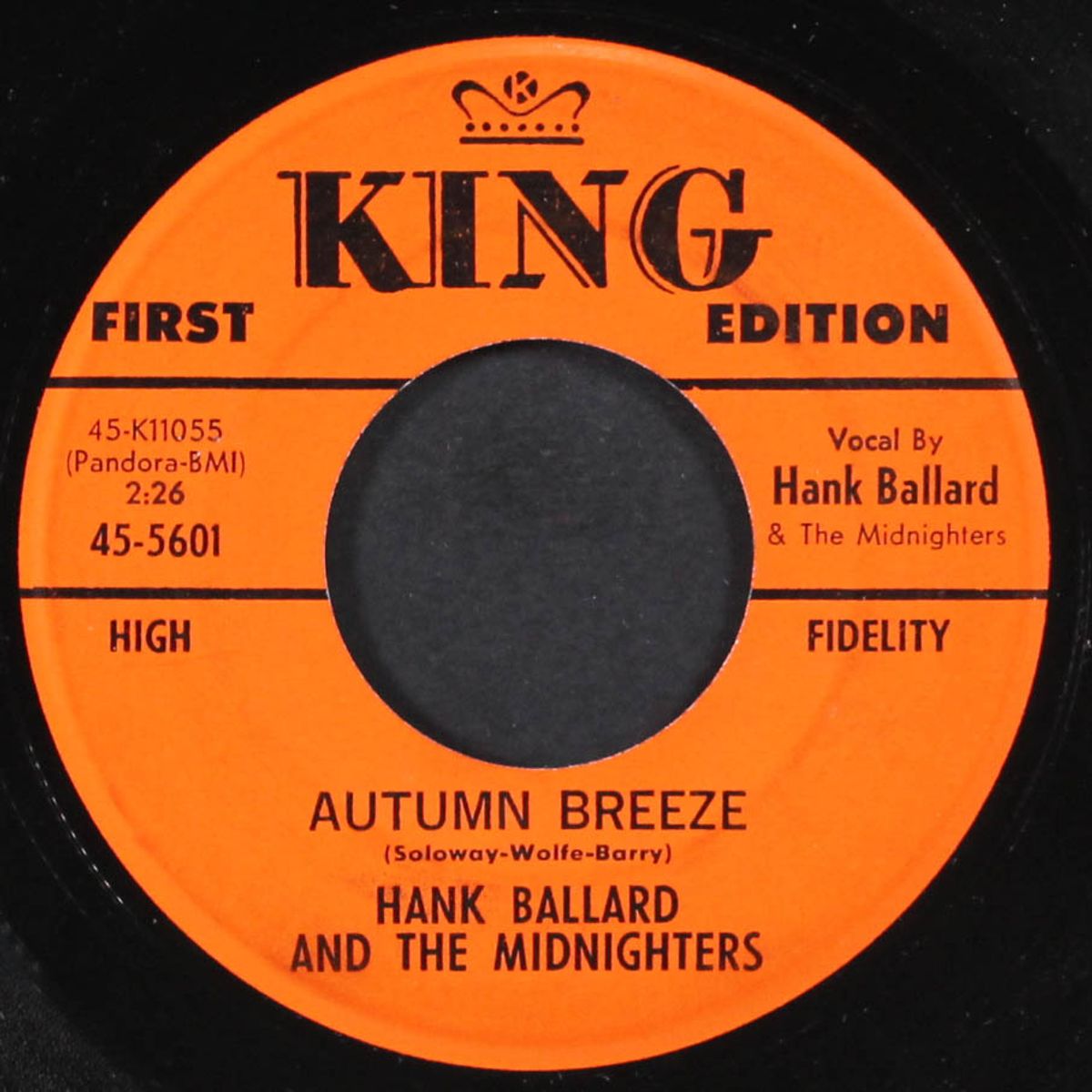 it's twistin' time / autumn breeze by HANK BALLARD & MIDNIGHTERS