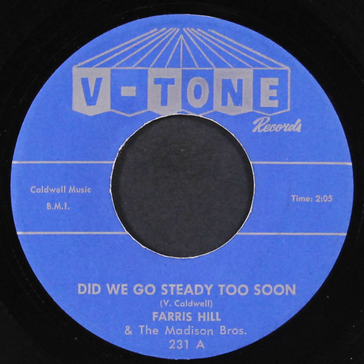 did we go steady too soon / the twirl by FARRIS HILL & MADISON BROTHERS