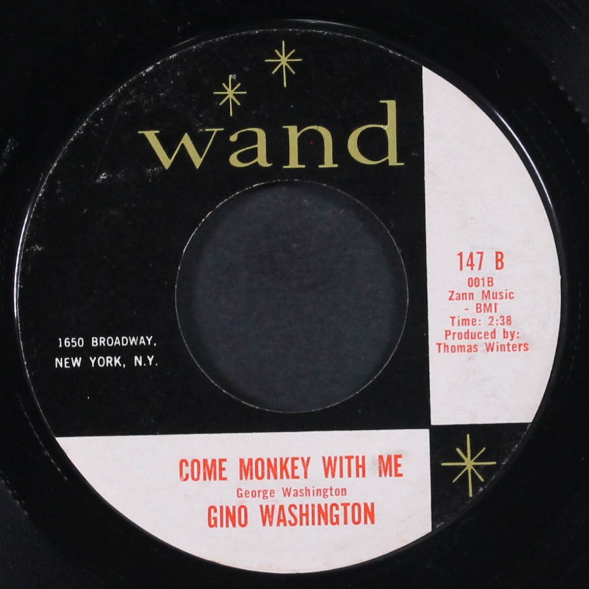 out of this world / come monkey with me by GINO WASHINGTON