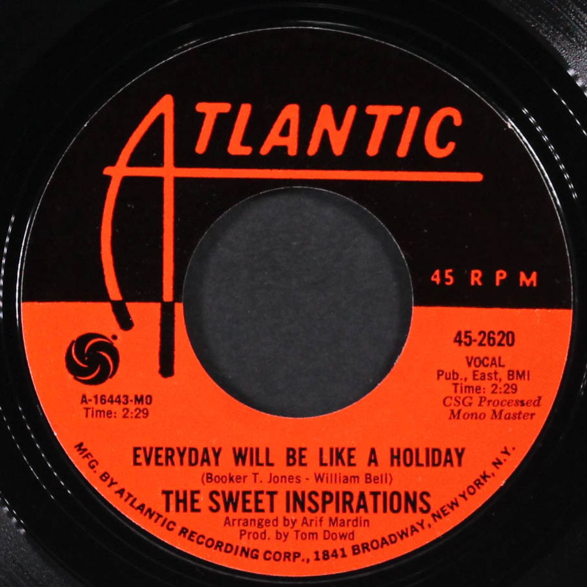 everyday will be like a holiday / crying in the rain by SWEET INSPIRATIONS