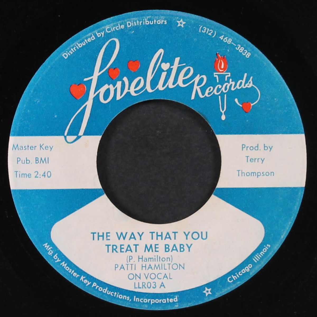 my baby loves me / the way you treat me baby by PATTI HAMILTON
