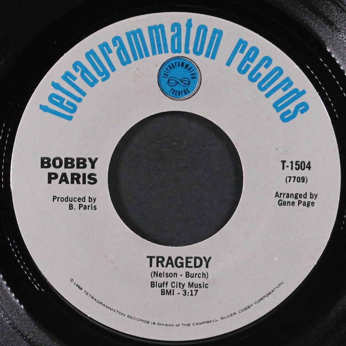 per-so-nal-ly / tragedy by BOBBY PARIS