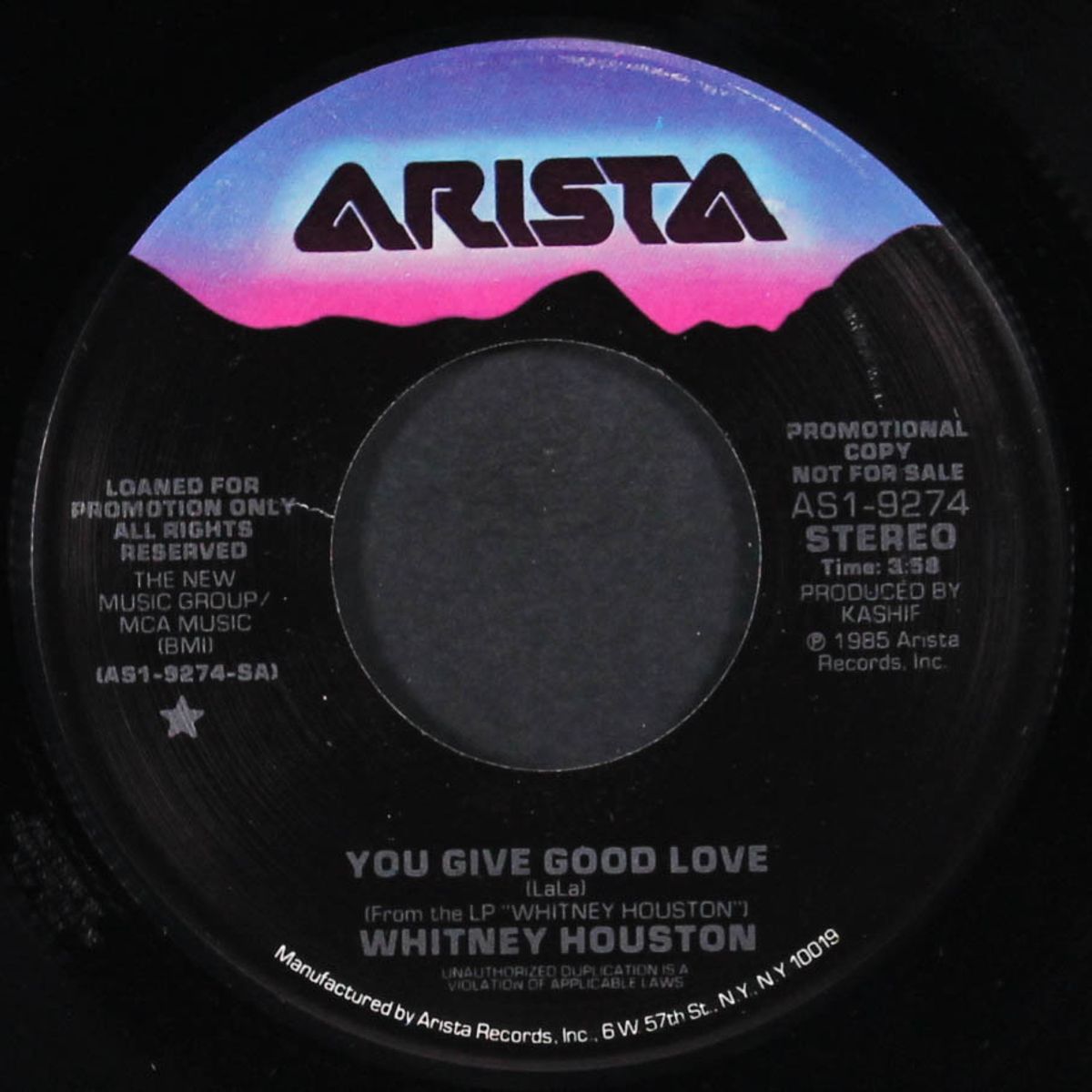 you give good love / same by WHITNEY HOUSTON