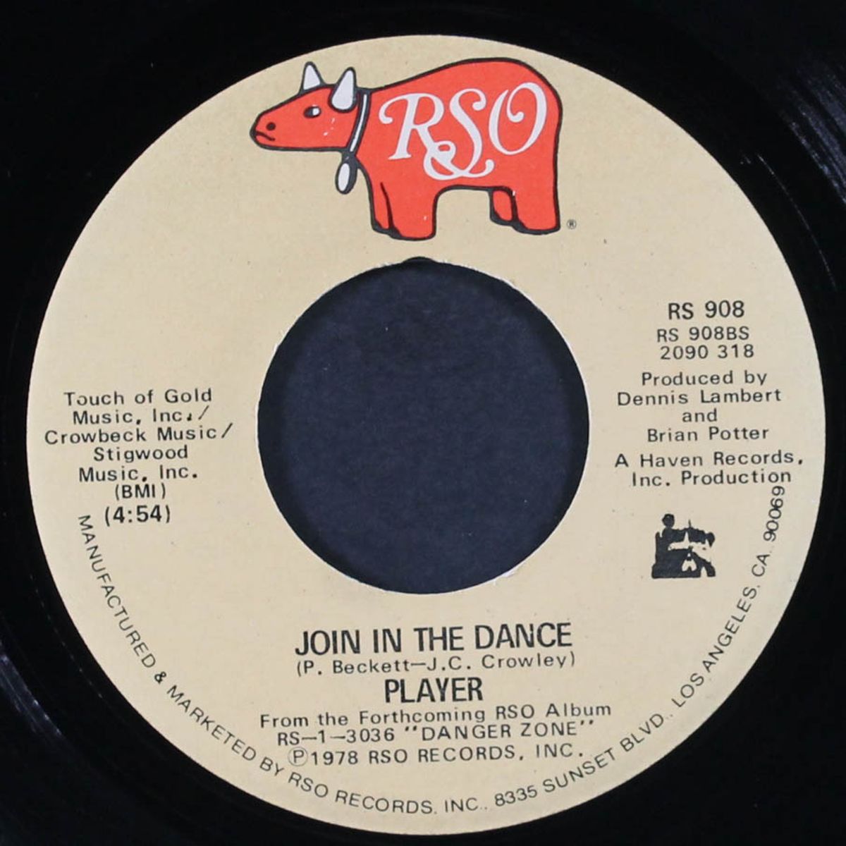 prisoner of your love / join the dance by PLAYER
