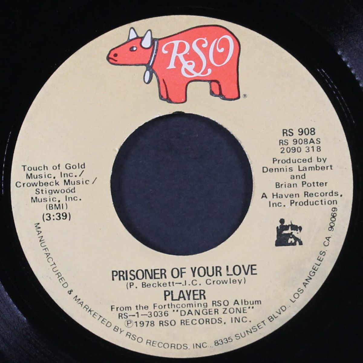 prisoner of your love / join the dance by PLAYER