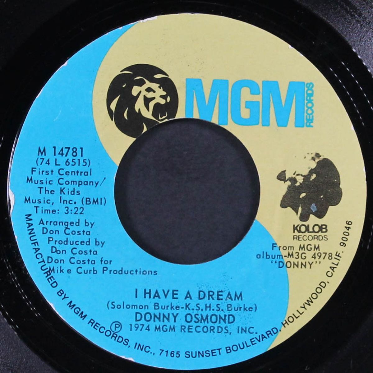 i have a dream / i'm dyin' by DONNY OSMOND
