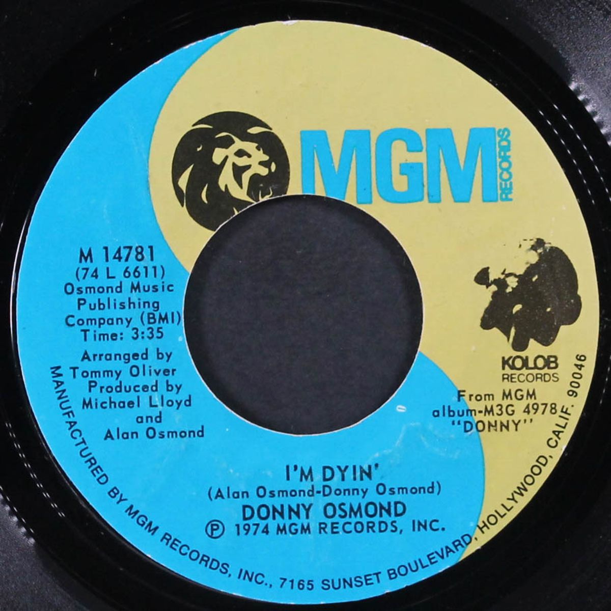 i have a dream / i'm dyin' by DONNY OSMOND
