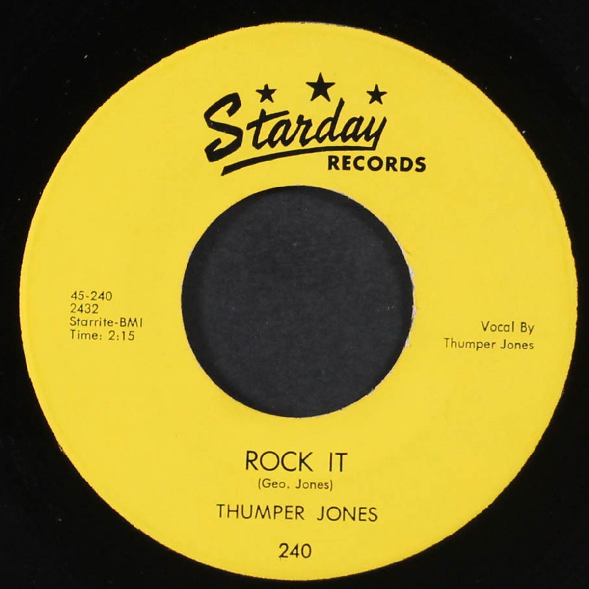 rock it / how come it by THUMPER JONES