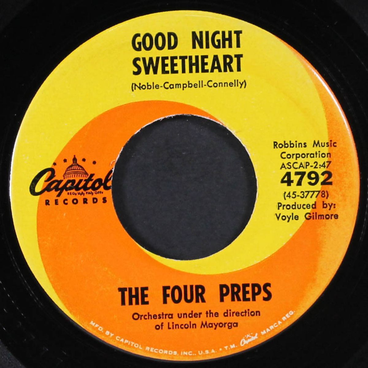good night sweetheart by FOUR PREPS