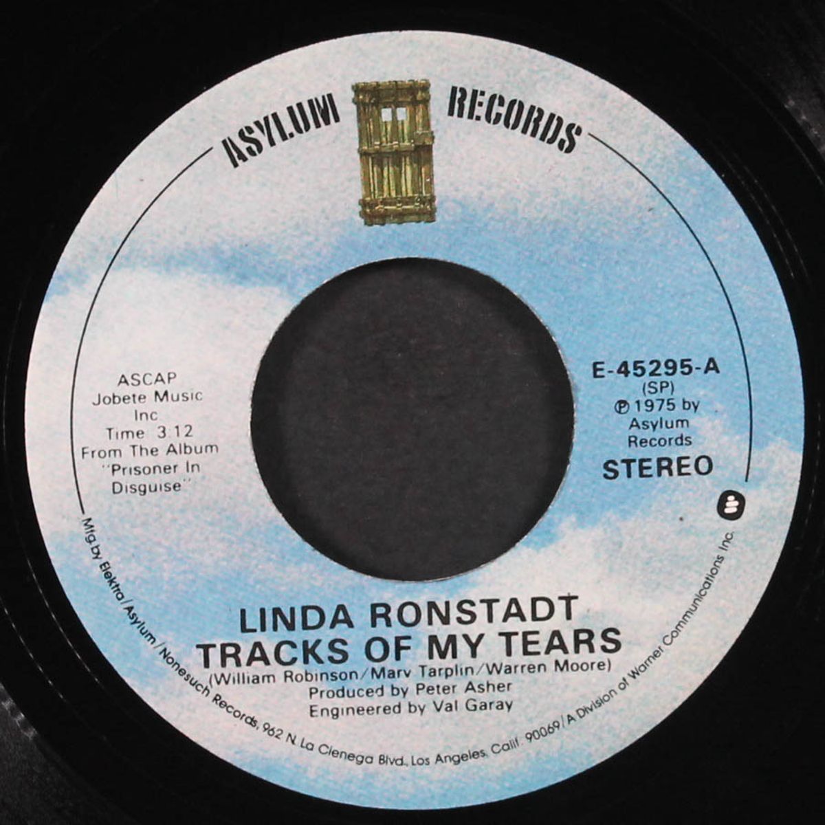 tracks of my tears / the sweetest gift by LINDA RONSTADT