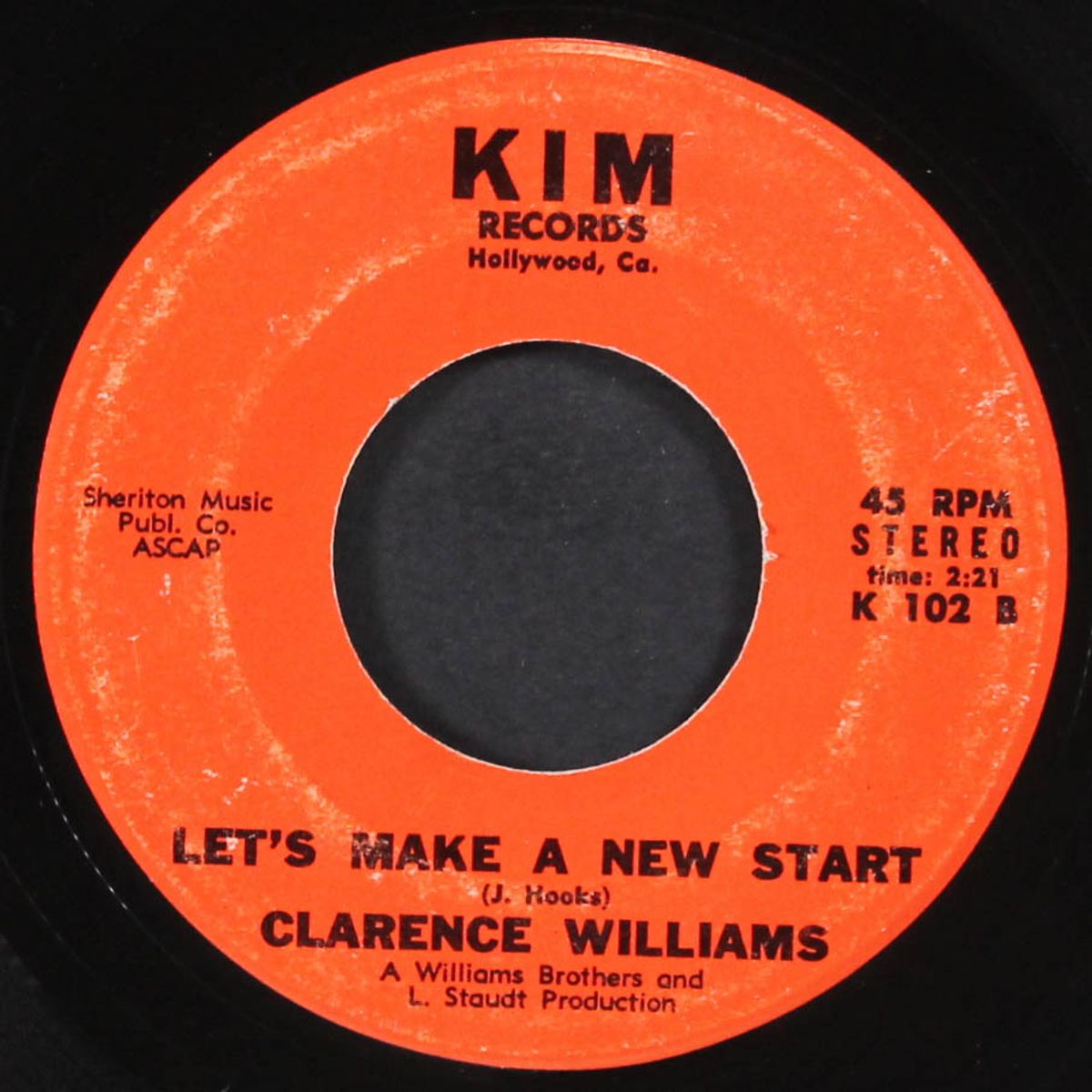 every lover has a heartache / let's make a new start by CLARENCE WILLIAMS