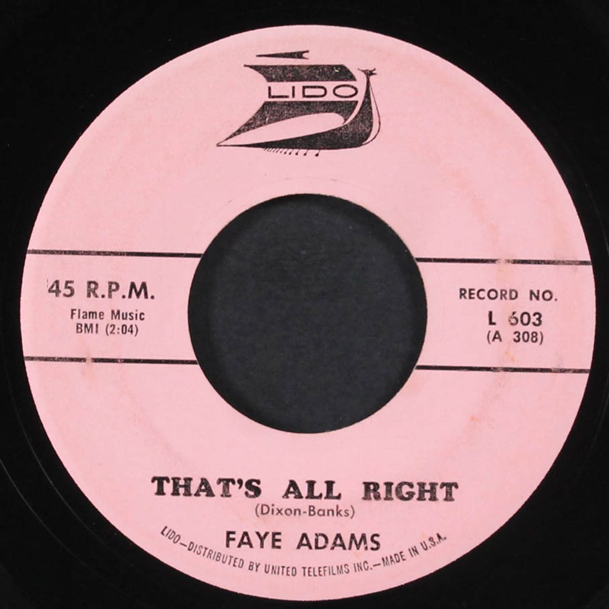it made me cry / that's all right by FAYE ADAMS