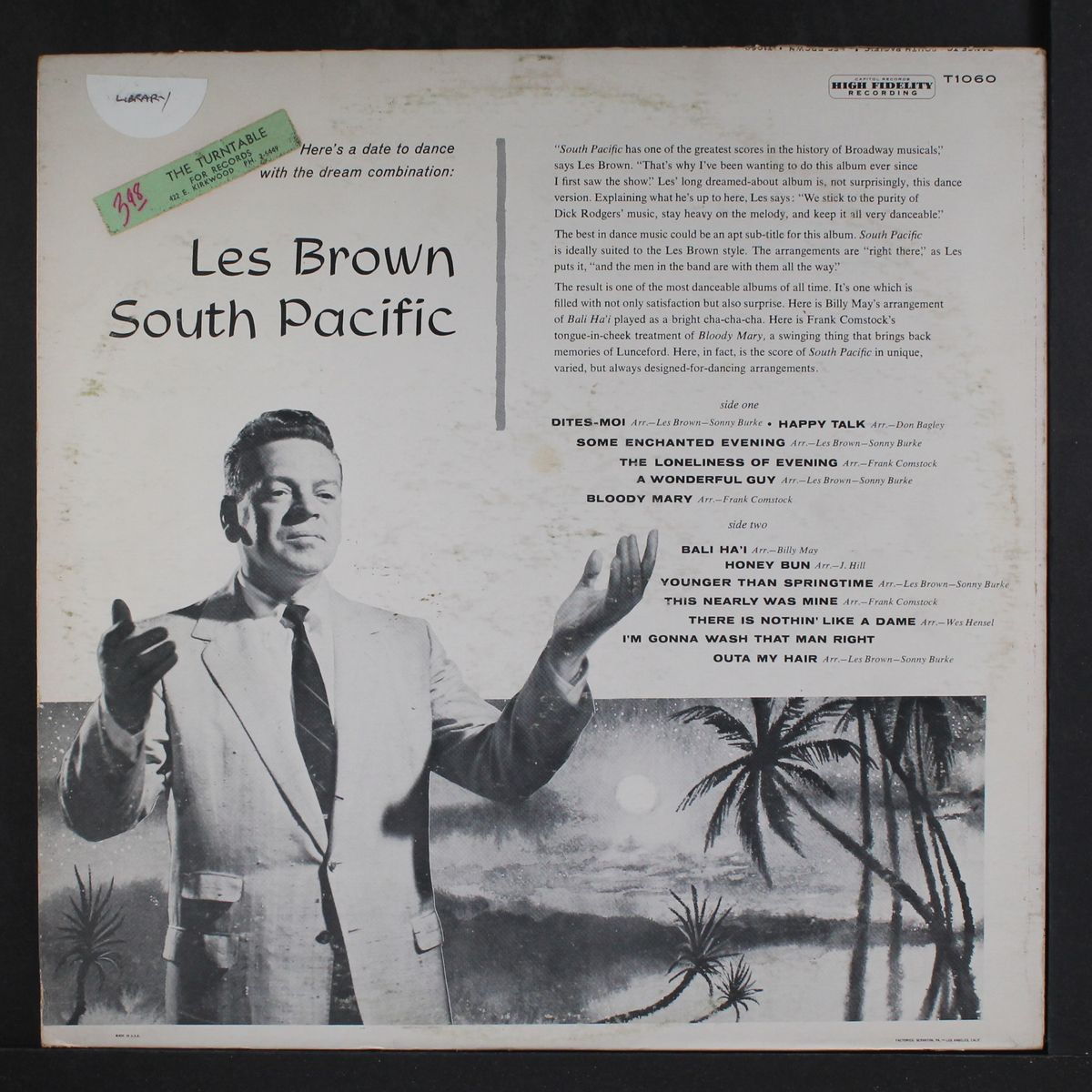 dance to south pacific by LES BROWN