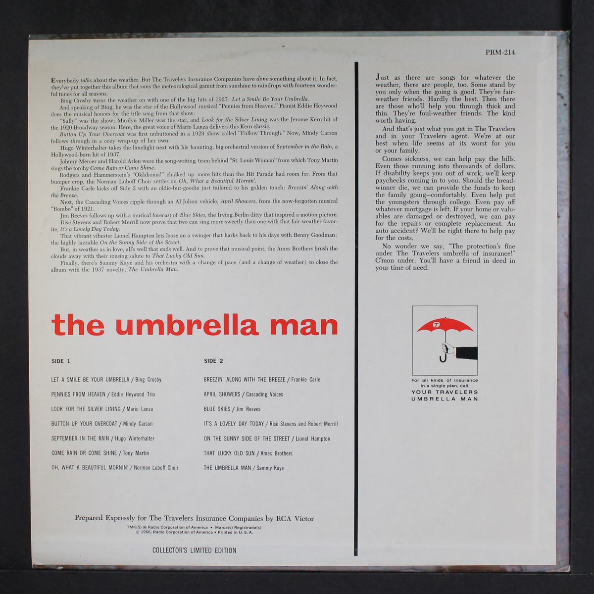 the umbrella man by VARIOUS