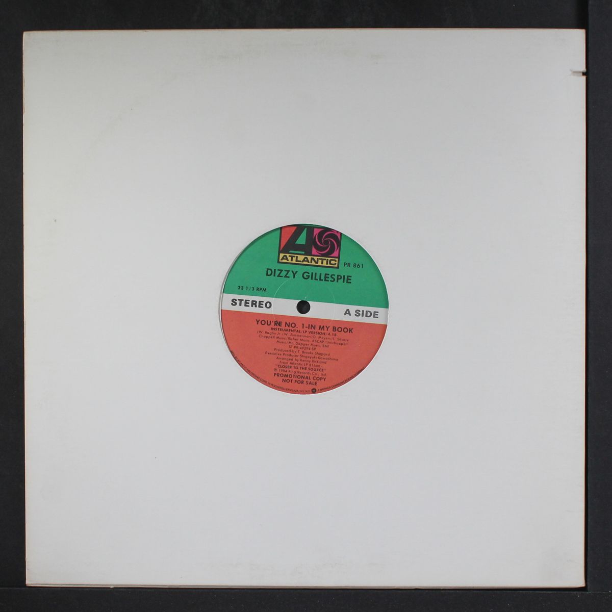 you'r no. 1-in my book / same by DIZZY GILLESPIE