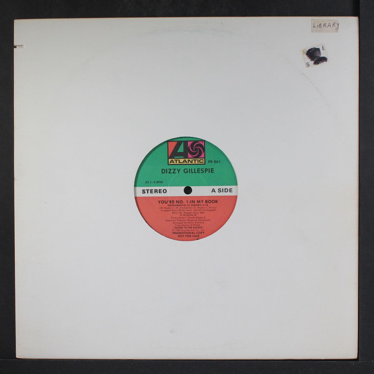 you'r no. 1-in my book / same by DIZZY GILLESPIE