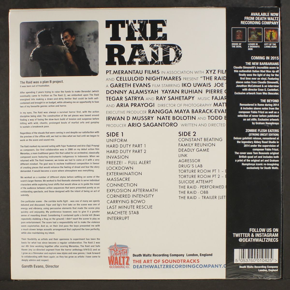 the raid by SOUNDTRACK