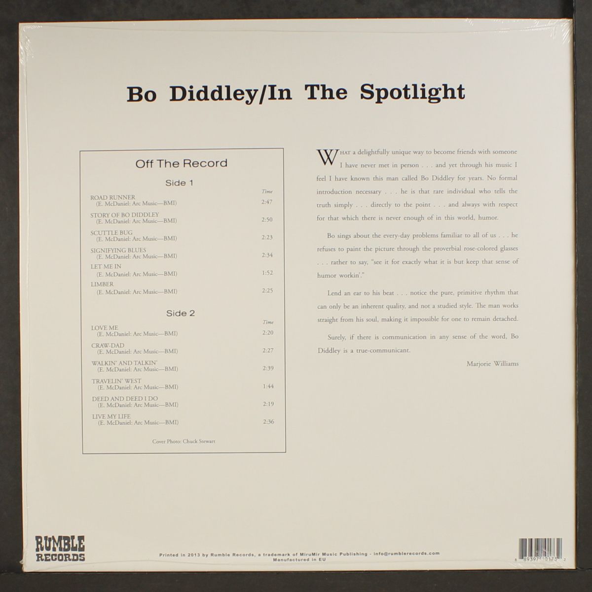 in the spotlight by BO DIDDLEY
