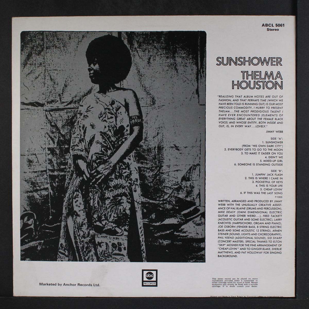 sunshower by THELMA HOUSTON