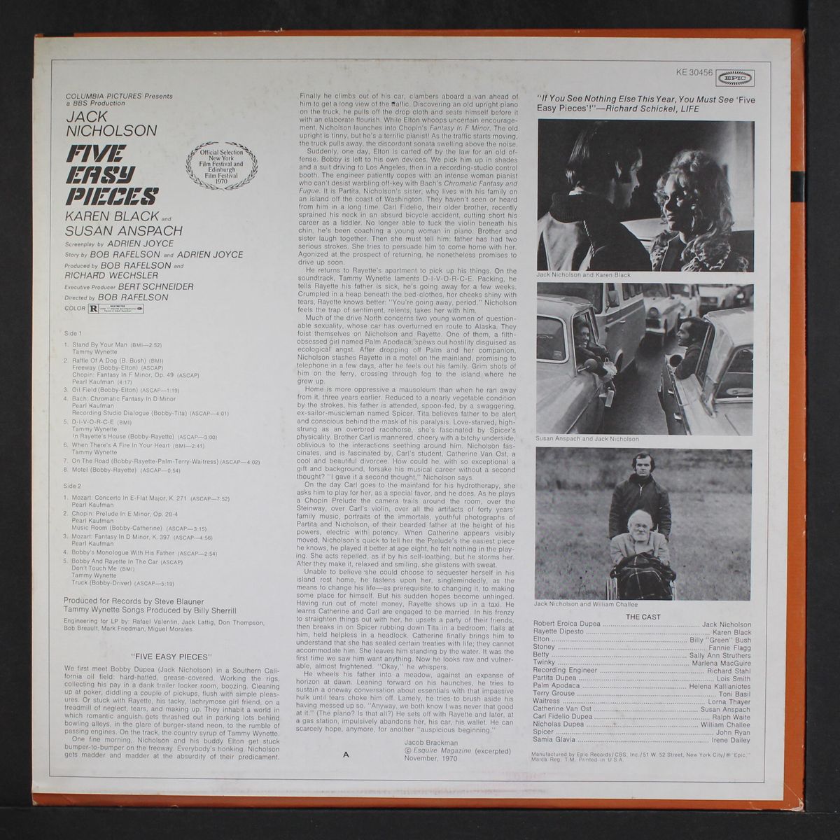 five easy pieces by SOUNDTRACK
