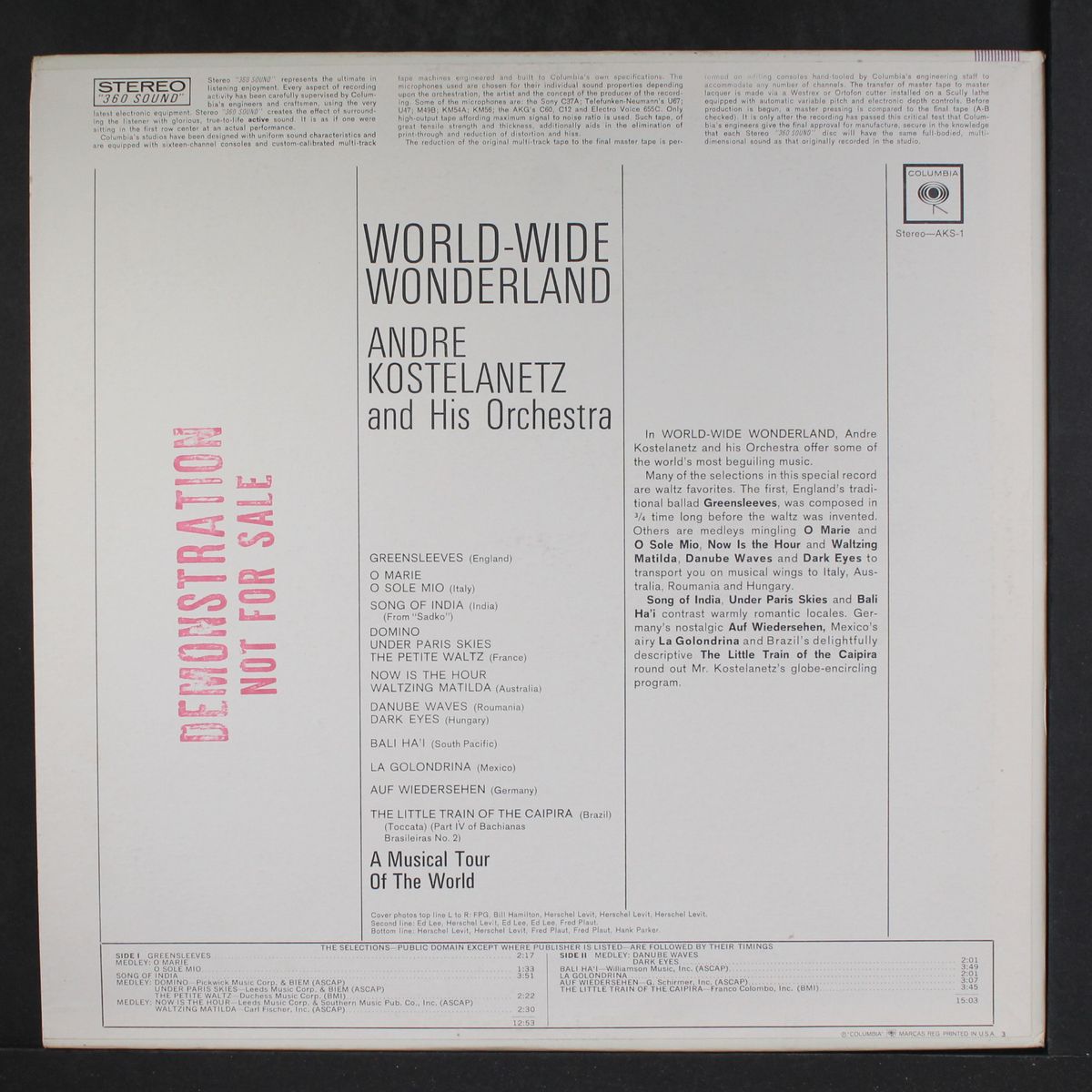 world-wide wonderland by ANDRE KOSTELANETZ