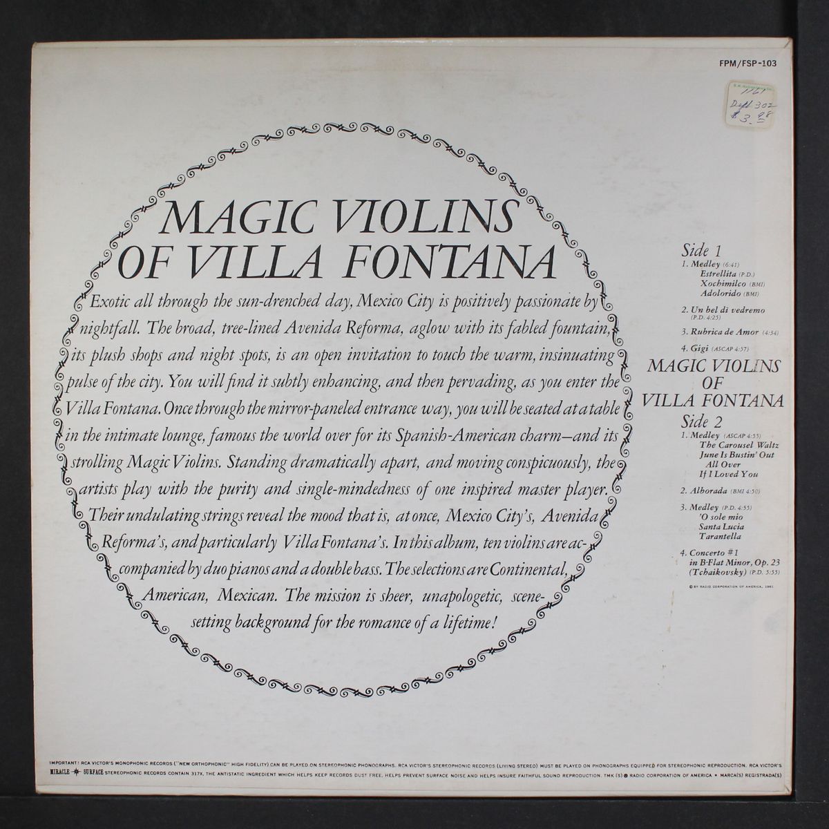 magic violins of villa fontana by MAGIC VIOLINS OF VILLA FONTANA
