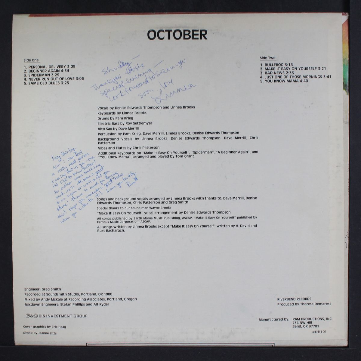 october by OCTOBER
