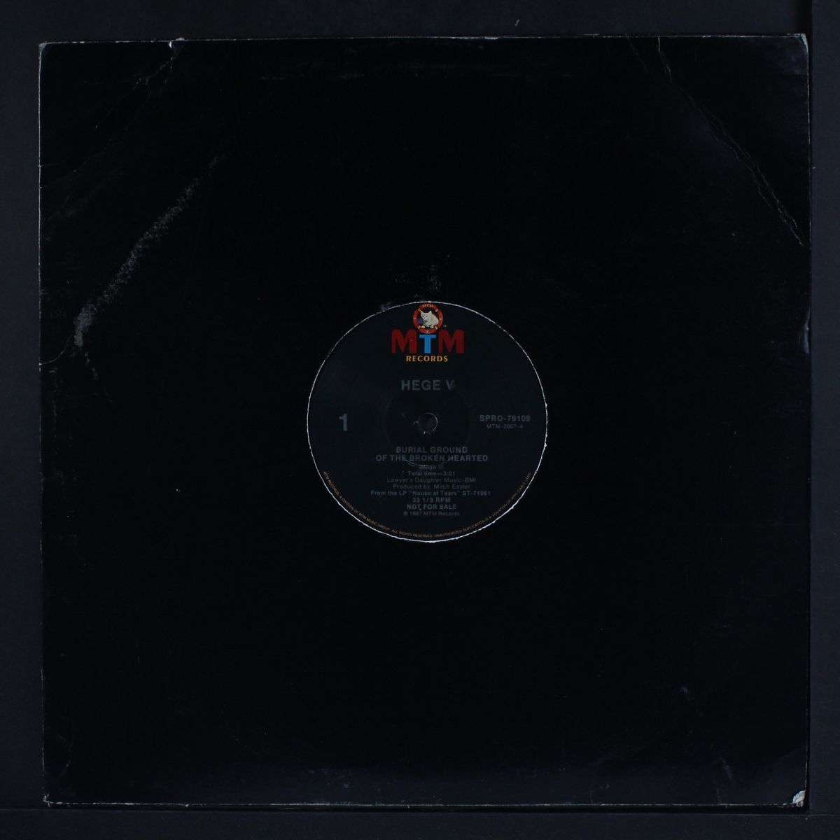 burial ground of the broken hearted / same by HEGE V