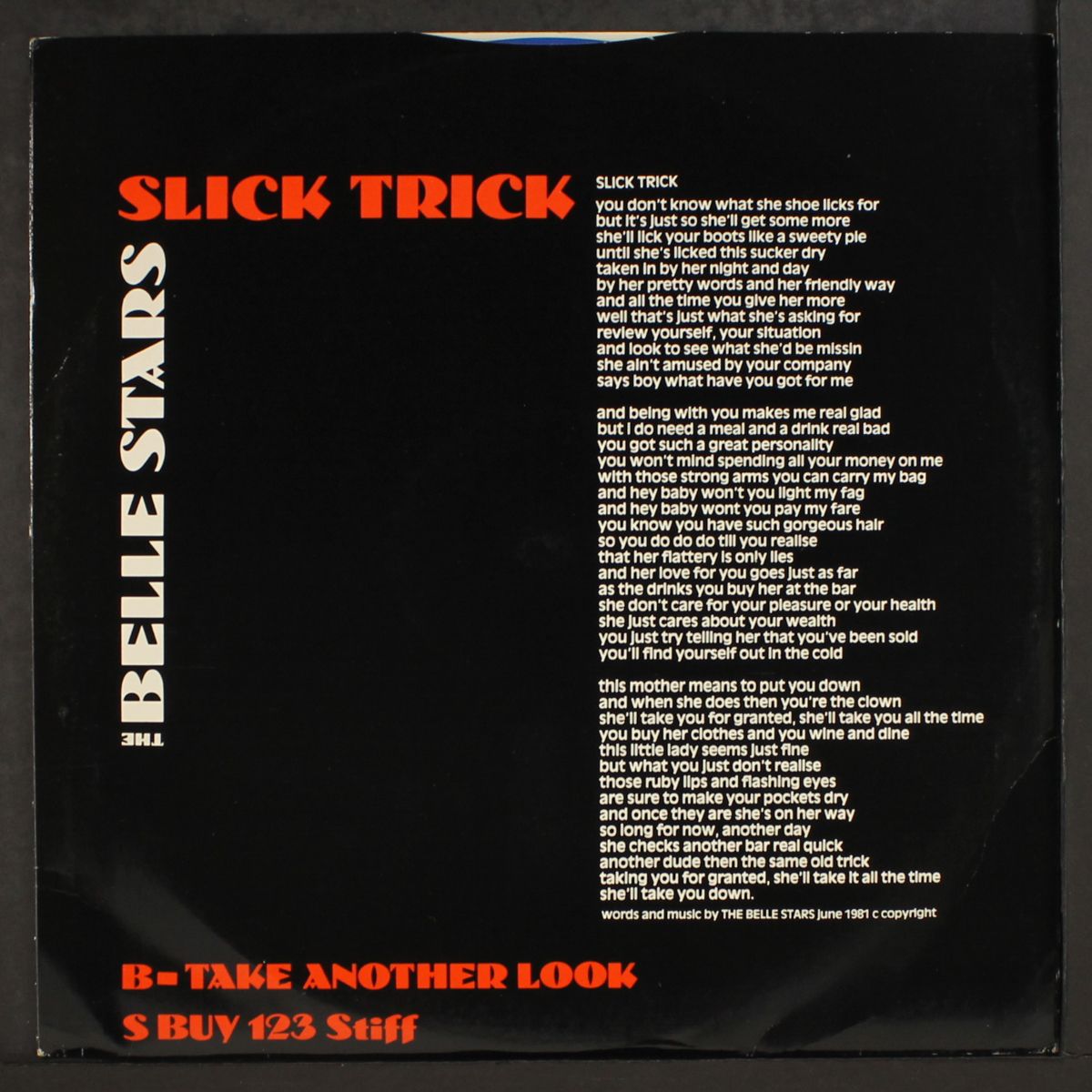 slick trick by BELLE STARS
