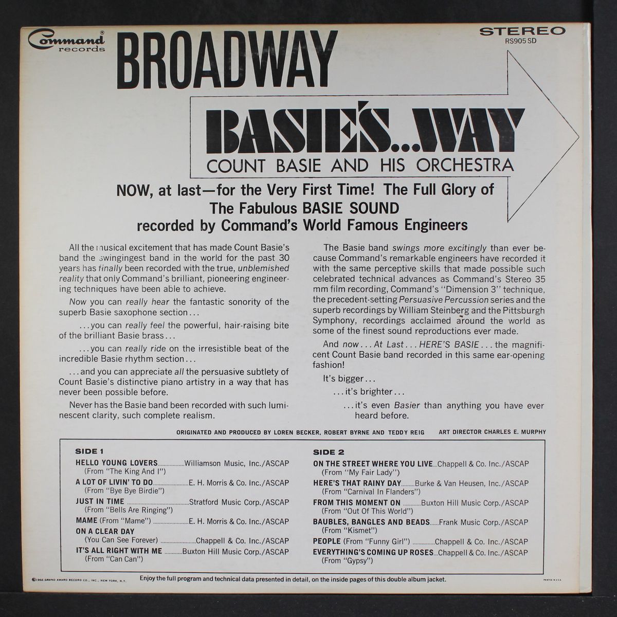 broadway, basie's way by COUNT BASIE
