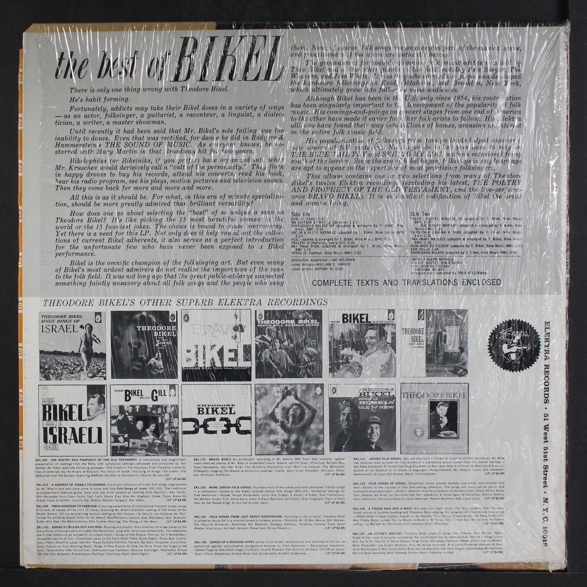 best of by THEO BIKEL