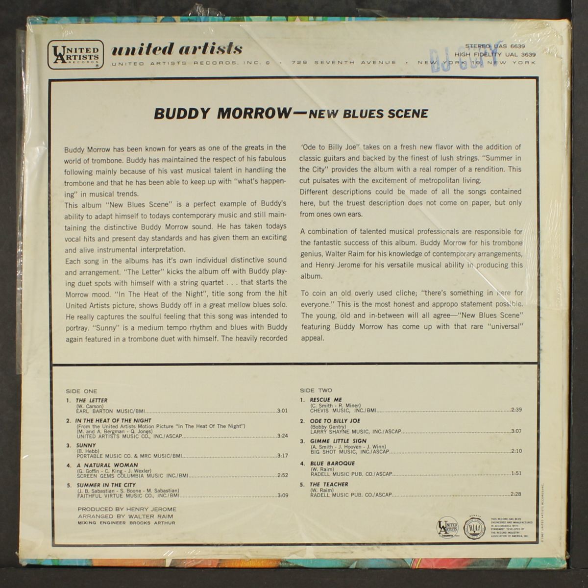 new blues scene by BUDDY MORROW