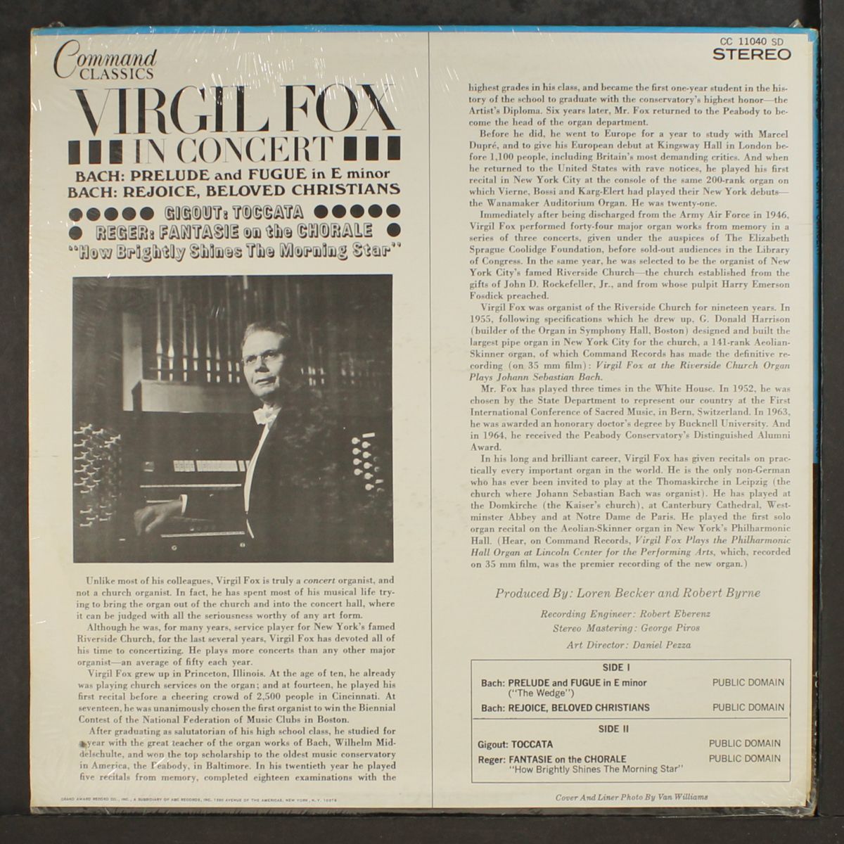 in concert by VIRGIL FOX